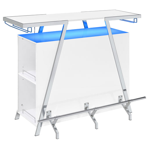 Araceli Home Bar with LED Lighting - All Brands Furniture (NJ)