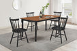 Hollyoak 5 Pc Dining Set - All Brands Furniture (NJ)