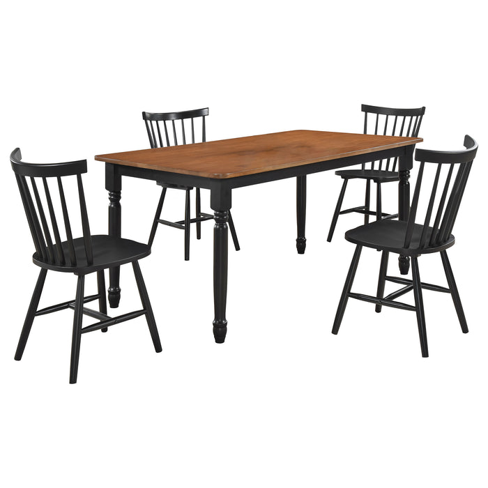 Hollyoak 5 Pc Dining Set - All Brands Furniture (NJ)