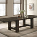 Calandra Rectangle Dining Table with Extension Leaf Vintage Java image
