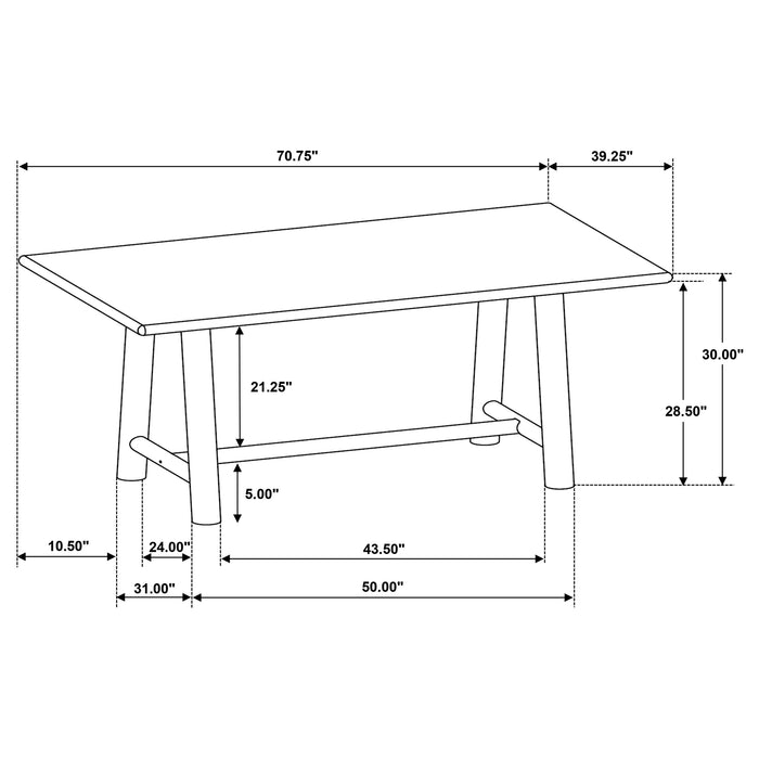Duncan Dining Table - All Brands Furniture (NJ)