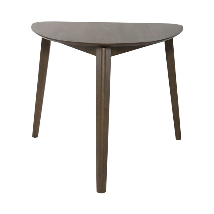 Space Saver Triangle Table in Satin Walnut image