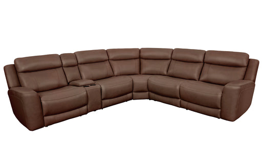Parker Living Calgary 6 Piece Modular Reclining Sectional with Power Adjustable Headrests