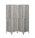 Deepika 4-panel Folding Screen Grey Driftwood - All Brands Furniture (NJ)