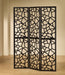 Nailan 3-panel Open Mosaic Pattern Room Divider Black - All Brands Furniture (NJ)