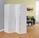 Roberto 4-panel Folding Screen White - All Brands Furniture (NJ)