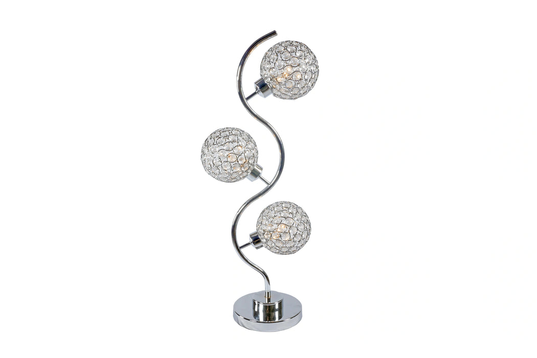 Crystal Globe Table Lamp