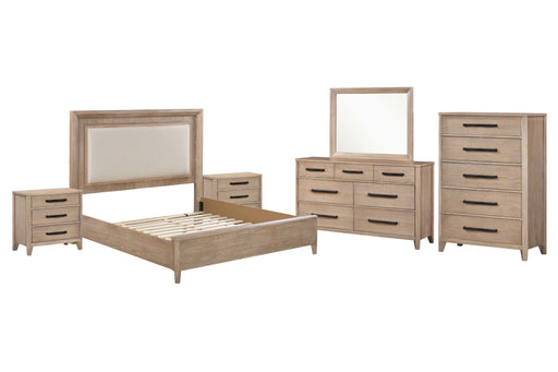 Parker House Breckenridge - Bedroom King Bed 2 Nightstands Dresser with Mirror and Chest