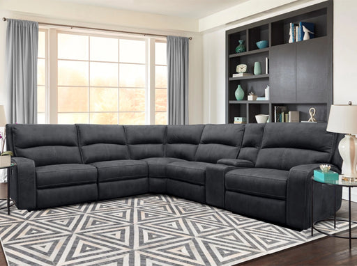 Parker Living Polaris 6 Piece Modular Power Reclining Sectional with Power Adjustable Headrests