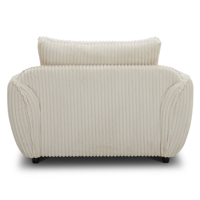 Parker Living Utopia - Mega Ivory Chair and A Half with Lumbar Pillow