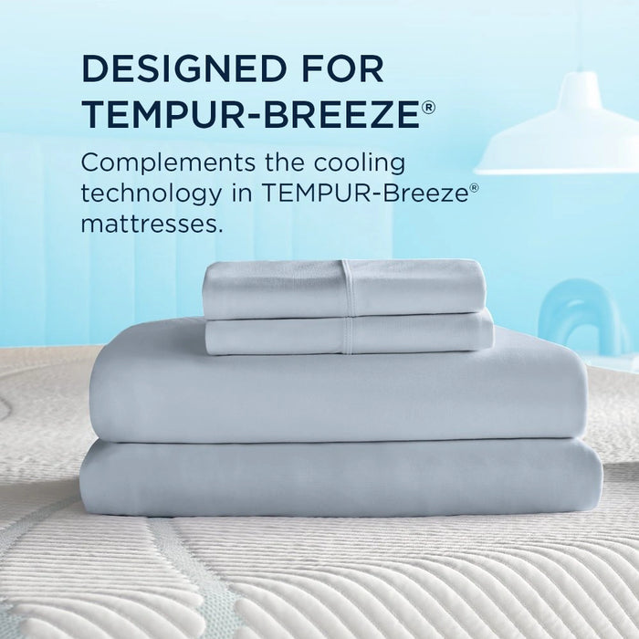 Tempur-Pedic Breeze Pillowcase Set - Sleepy Blue