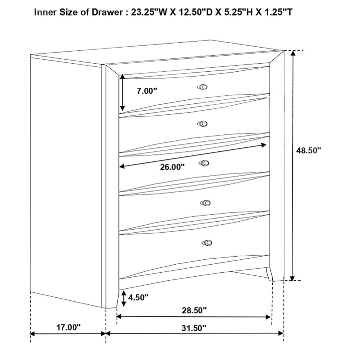 Briana Chest of Drawers - All Brands Furniture (NJ)