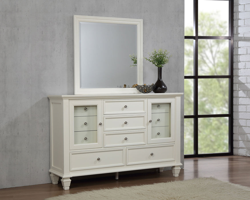 Sandy Beach Dresser With Mirror - All Brands Furniture (NJ)