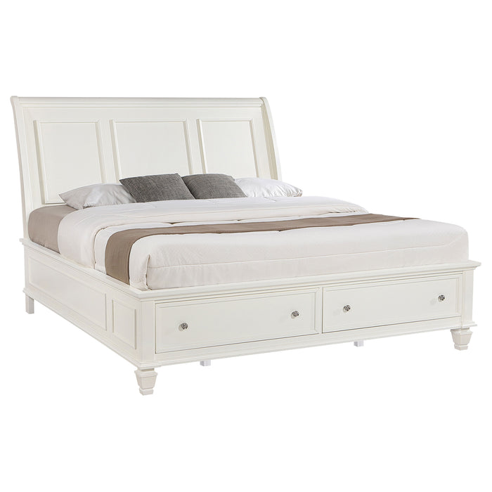 Sandy Beach Panel Platform Storage Bed - All Brands Furniture (NJ)