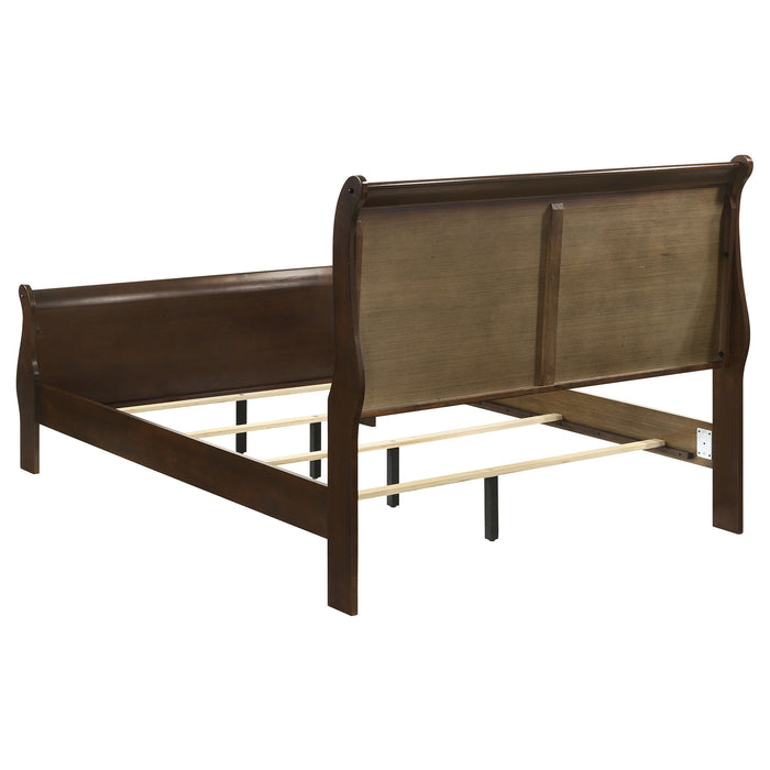 Louis Philippe Sleigh Panel Bed - All Brands Furniture (NJ)