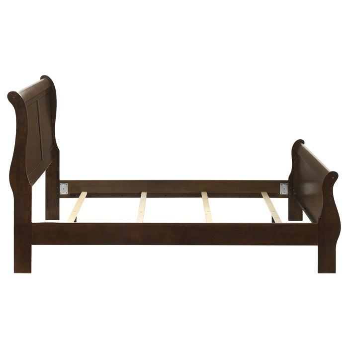 Louis Philippe Sleigh Panel Bed - All Brands Furniture (NJ)