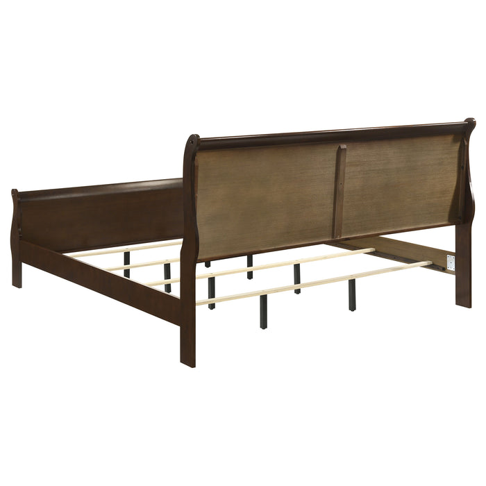 Louis Philippe Sleigh Panel Bed - All Brands Furniture (NJ)