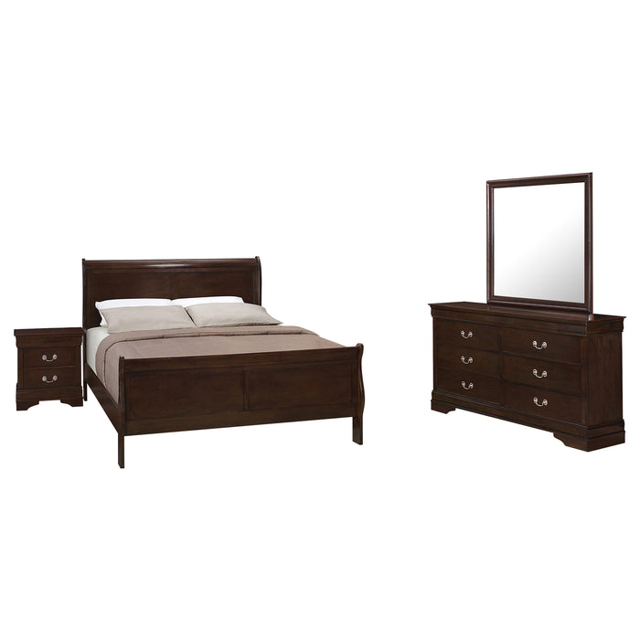 Louis Philippe Bedroom Set - All Brands Furniture (NJ)