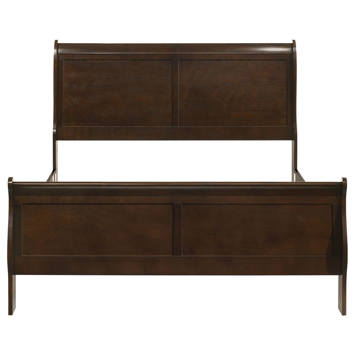 Louis Philippe Sleigh Panel Bed - All Brands Furniture (NJ)
