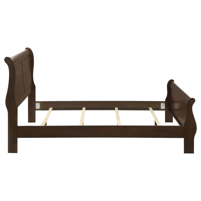 Louis Philippe Sleigh Panel Bed - All Brands Furniture (NJ)