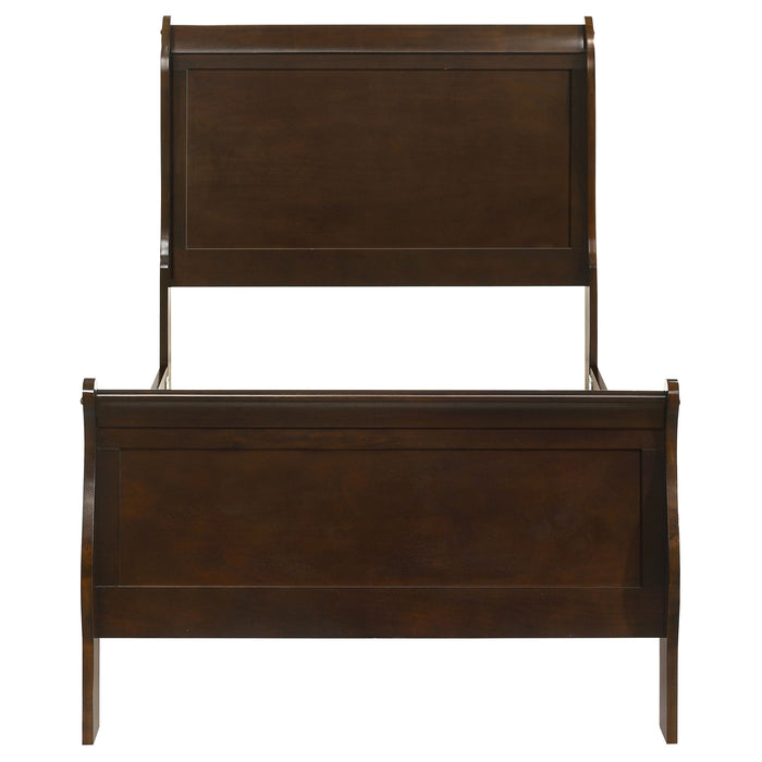 Louis Philippe Sleigh Panel Bed - All Brands Furniture (NJ)
