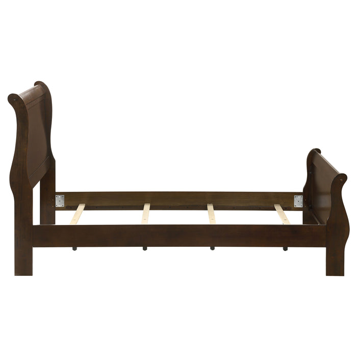 Louis Philippe Sleigh Panel Bed - All Brands Furniture (NJ)