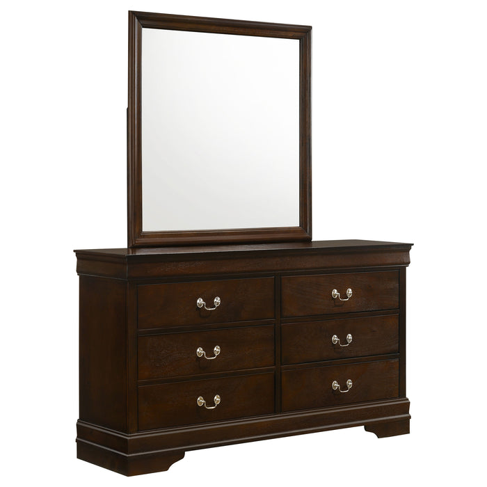 Louis Philippe Dresser with Mirror - All Brands Furniture (NJ)