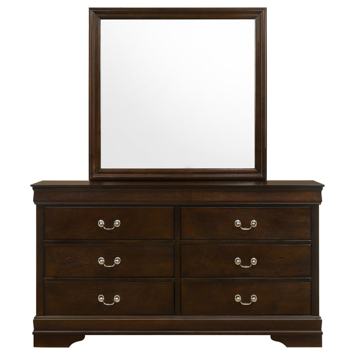 Louis Philippe Dresser with Mirror - All Brands Furniture (NJ)