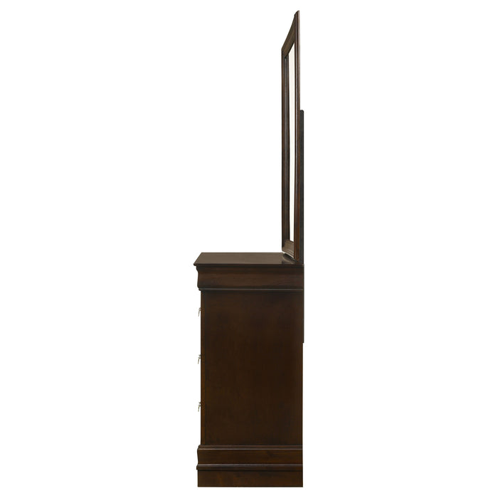 Louis Philippe Dresser with Mirror - All Brands Furniture (NJ)