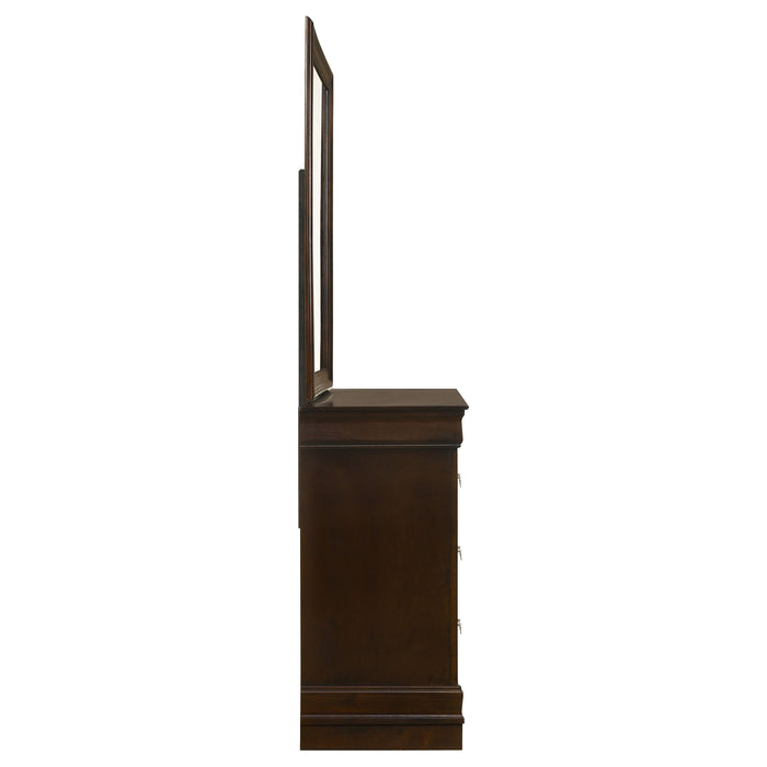 Louis Philippe Dresser with Mirror - All Brands Furniture (NJ)