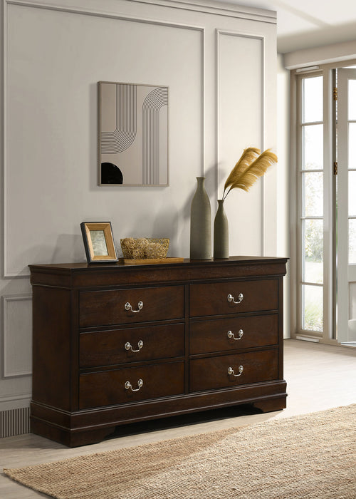 Louis Philippe Dresser Brown - All Brands Furniture (NJ)