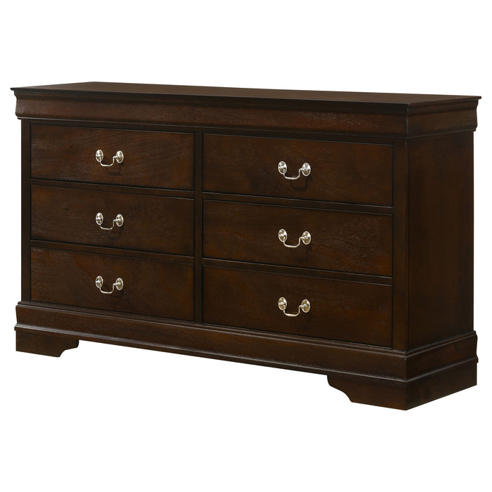 Louis Philippe Dresser Brown - All Brands Furniture (NJ)