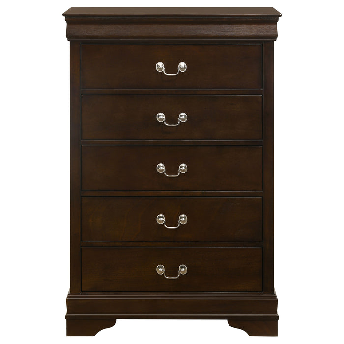 Louis Philippe Chest Brown - All Brands Furniture (NJ)