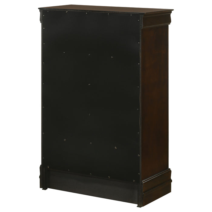 Louis Philippe Chest Brown - All Brands Furniture (NJ)