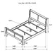 Louis Philippe Sleigh Panel Bed - All Brands Furniture (NJ)