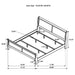 Louis Philippe Sleigh Panel Bed - All Brands Furniture (NJ)