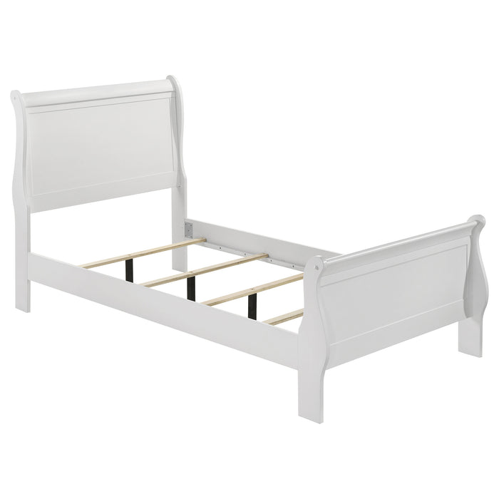 Louis Philippe Sleigh Panel Bed - All Brands Furniture (NJ)
