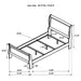 Louis Philippe Sleigh Panel Bed - All Brands Furniture (NJ)