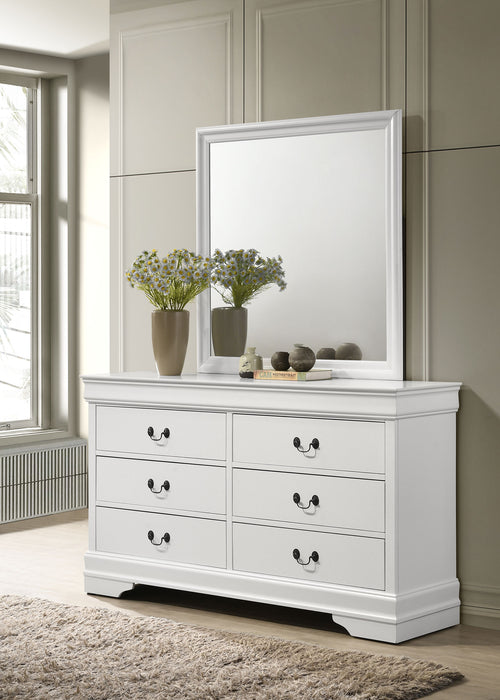 Louis Philippe Dresser with Mirror - All Brands Furniture (NJ)