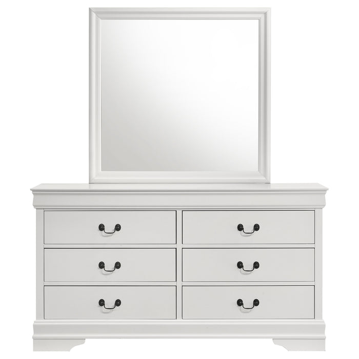Louis Philippe Dresser with Mirror - All Brands Furniture (NJ)