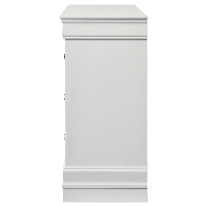 Louis Philippe 6-drawer Dresser White - All Brands Furniture (NJ)