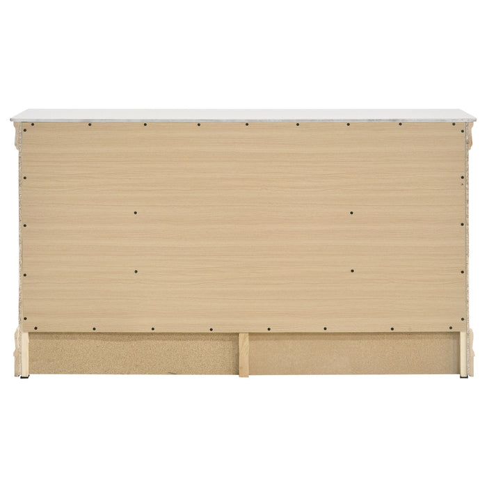 Louis Philippe 6-drawer Dresser White - All Brands Furniture (NJ)