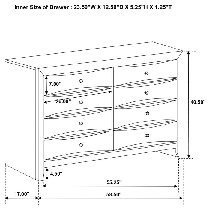 Briana Bedroom Set - All Brands Furniture (NJ)