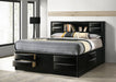 Briana Bookcase Platform Storage Bed - All Brands Furniture (NJ)