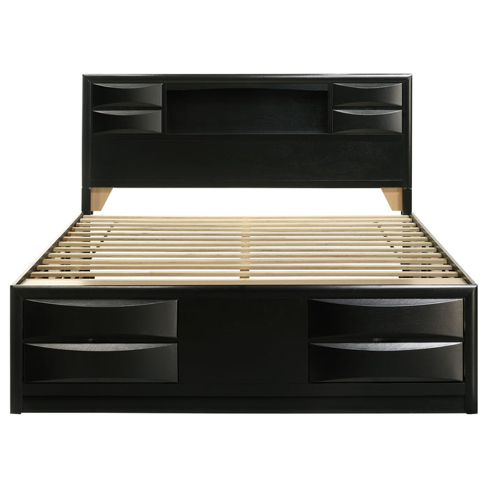 Briana Bookcase Platform Storage Bed - All Brands Furniture (NJ)