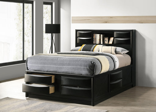 Briana Bookcase Platform Storage Bed - All Brands Furniture (NJ)