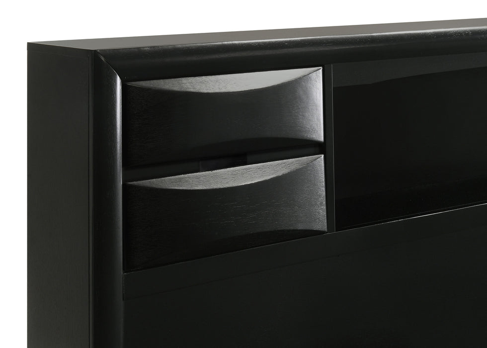 Briana Bookcase Platform Storage Bed - All Brands Furniture (NJ)