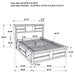 Briana Bookcase Platform Storage Bed - All Brands Furniture (NJ)