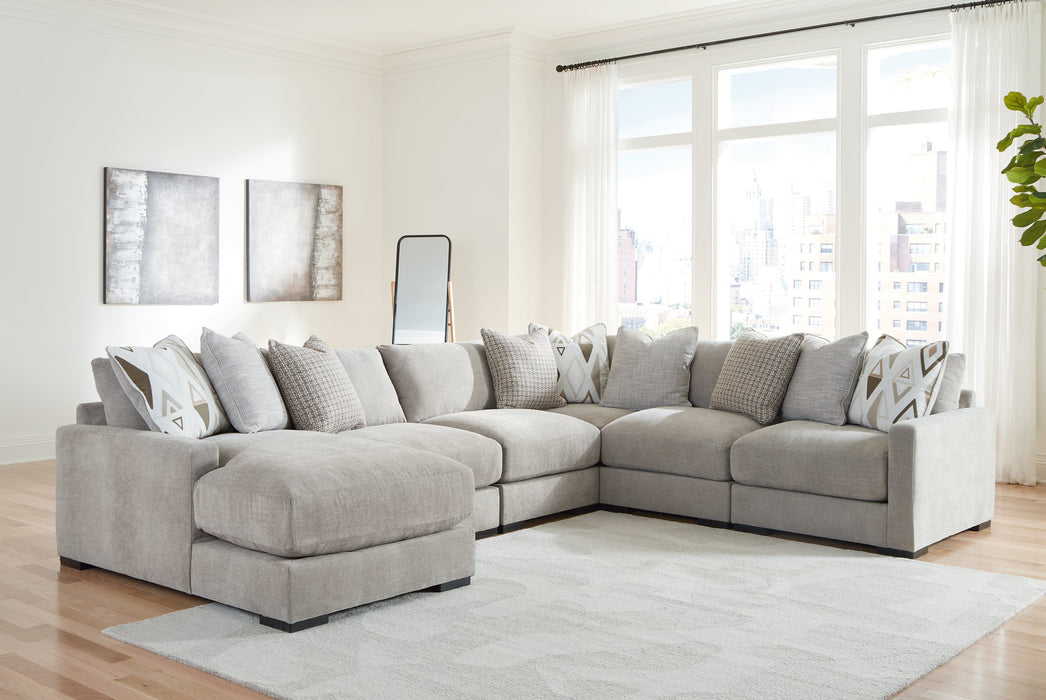Aslan Court Sectional with Chaise - All Brands Furniture (NJ)
