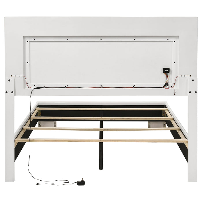 Felicity Panel Bed with LED Lighting - All Brands Furniture (NJ)